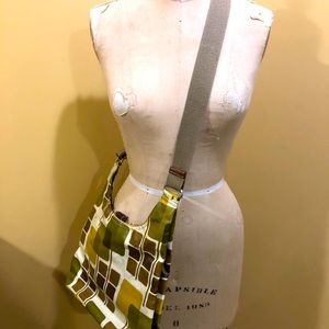 Orla Kiely Geometric Oil Cloth Crossbody bag